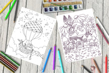 Whimsical Sami Sparrow Colouring Pack 1