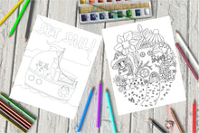 Whimsical Sami Sparrow Colouring Pack 1