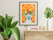 Blue-tongue Lizard Art Print | Australian Wildlife Wall Art