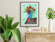 Cassowary Art Print | Australian Bird Wall Art