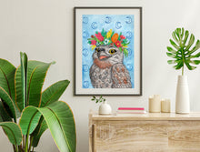 Tawny Frogmouth Art Print | Australian Bird Wall Art